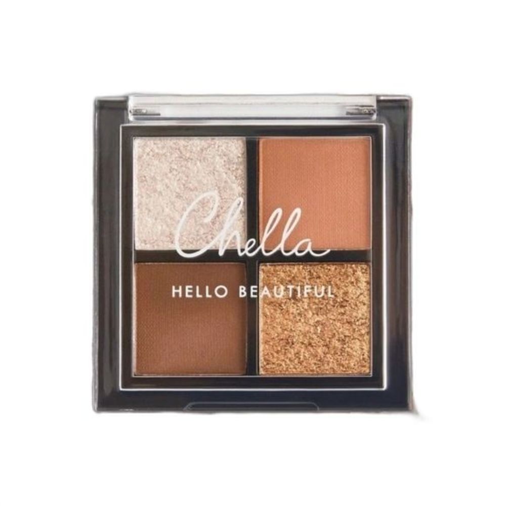 Chella The La Vie Neutral Eyeshadow Palette Pearl and Matte Shades